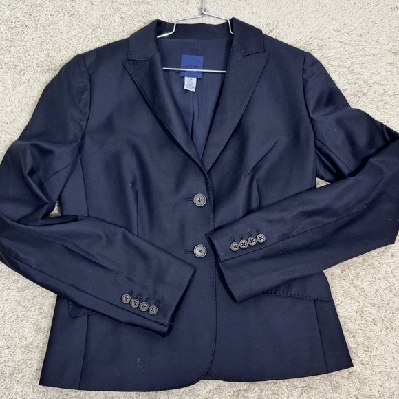 J. Crew Jackets & Blazers - J. Crew Navy Blazer size 8T
